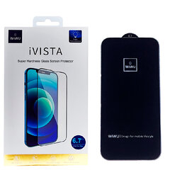 WiWU iVista iPhone 14 Pro FullCover 5D kaina ir informacija | Apsauginės plėvelės telefonams | pigu.lt