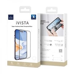 Защитное стекло WiWU iVista для iPhone 14 Pro FullCover MATTE 5D цена и информация | Google Pixel 3a - 3mk FlexibleGlass Lite™ защитная пленка для экрана | pigu.lt