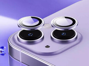 WiWU Lens Guard Easy Install iPhone 14/14Plus Purple kaina ir informacija | Apsauginės plėvelės telefonams | pigu.lt