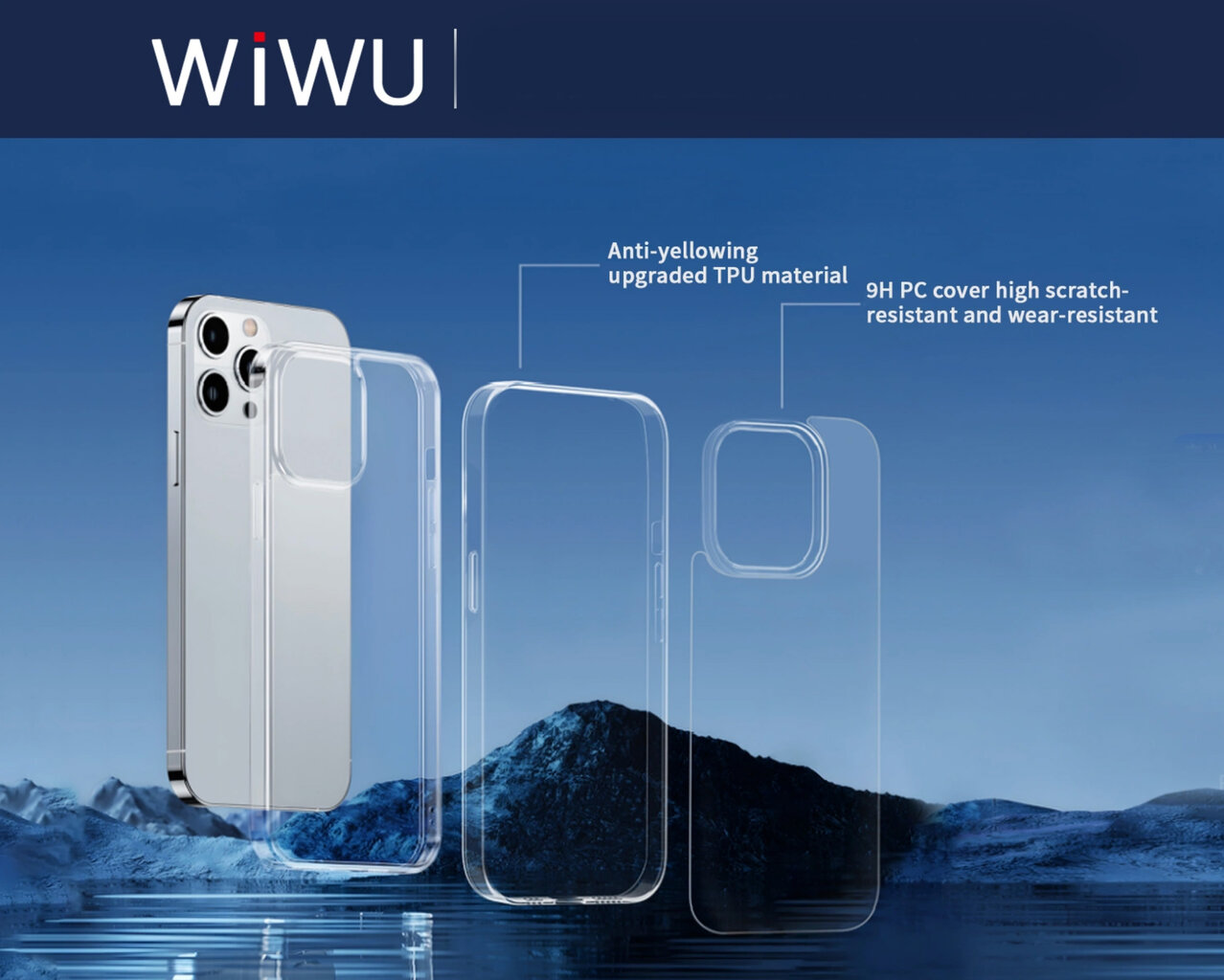 Wiwu Crystal Clear Hard Case цена и информация | Telefono dėklai | pigu.lt