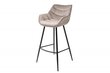 Baro kėdė Melito, smėlio spalvos kaina ir informacija | Virtuvės ir valgomojo kėdės | pigu.lt