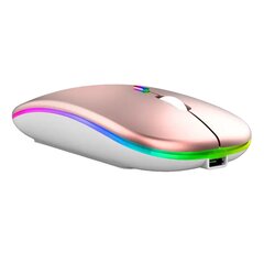 Belaidė pelė RGB Rose Gold kaina ir informacija | Pelės | pigu.lt