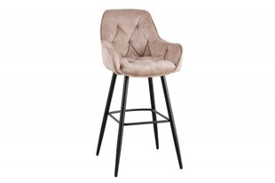 Baro kėdė Nino, smėlio spalvos kaina ir informacija | Virtuvės ir valgomojo kėdės | pigu.lt