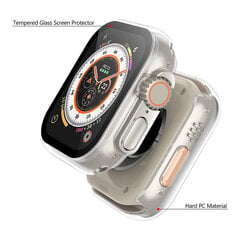 Чехол TPU для Apple Watch Ultra, Прозрачный 49мм цена и информация | Аксессуары для смарт-часов и браслетов | pigu.lt