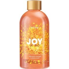 Vonios putos su mangų aromatu Avon JoY In Me, 250 ml kaina ir informacija | Dušo želė, aliejai | pigu.lt