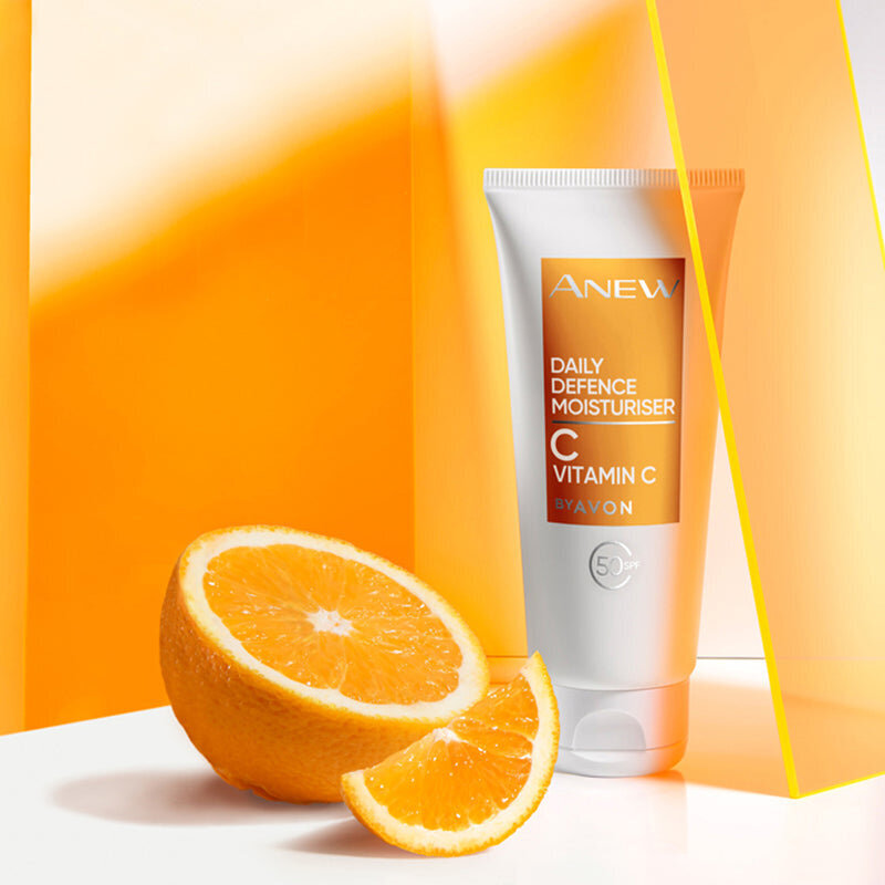 Veido kremas Avon Anew Daily Defence Vitamino C SPF 50, 50 ml kaina ir informacija | Veido kremai | pigu.lt