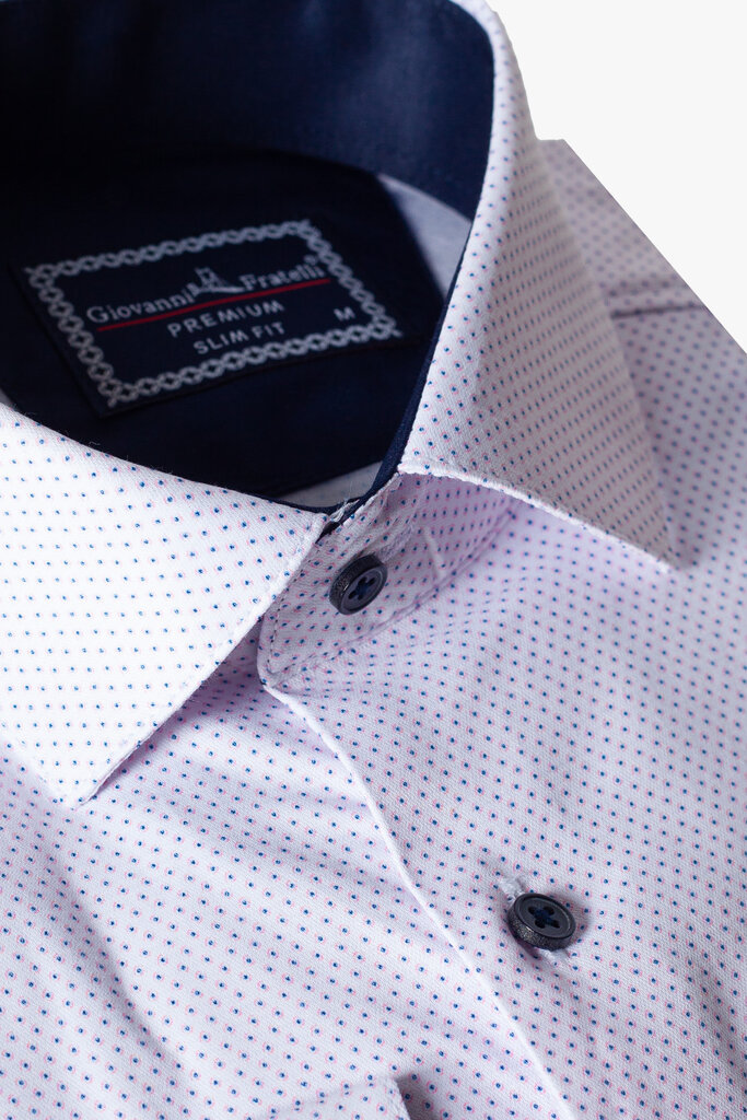 Marškiniai vyrams Giovanni Fratelli, balti цена и информация | Vyriški marškiniai | pigu.lt