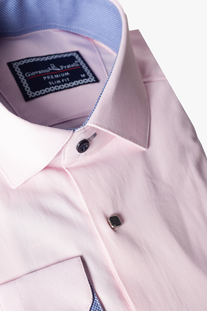 Marškiniai vyrams Giovanni Fratelli, rožiniai kaina ir informacija | Vyriški marškiniai | pigu.lt