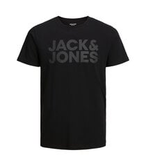 Мужская футболка Jack & Jones 12151955*01, черная, 5715424111823 цена и информация | Футболка мужская | pigu.lt