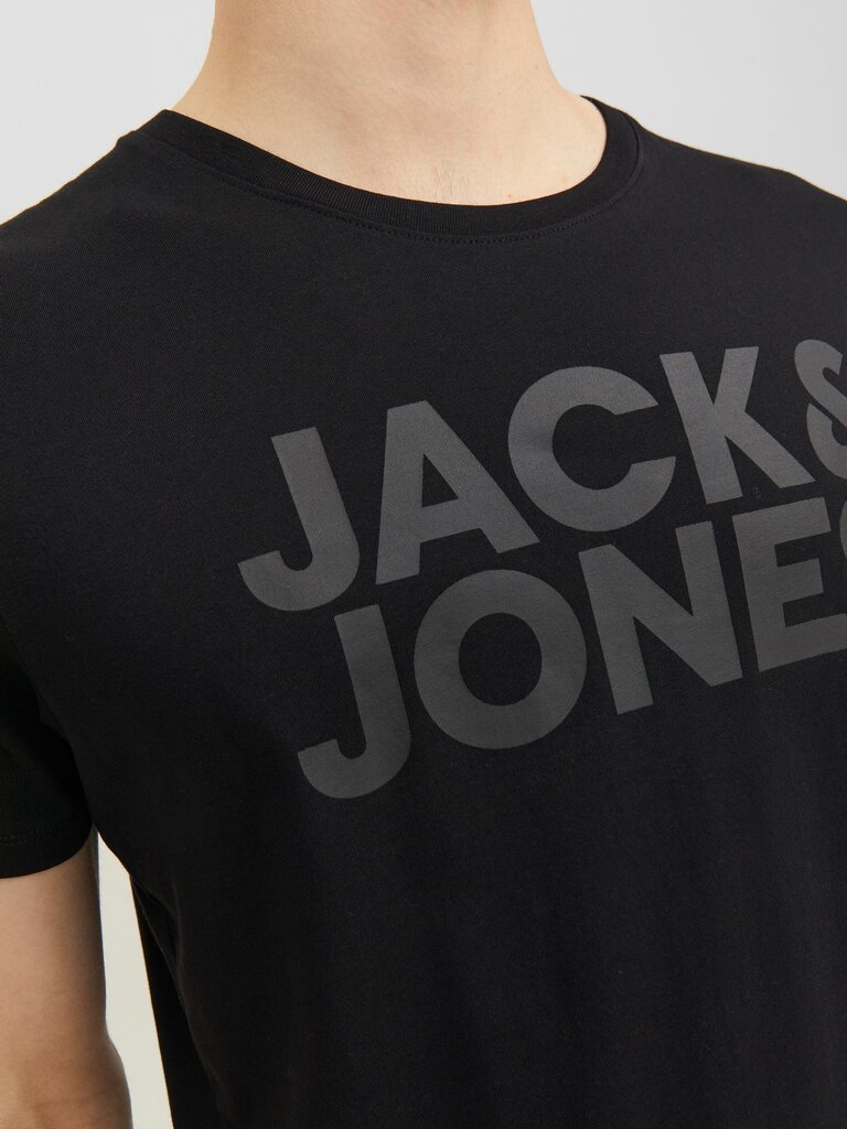 Marškinėliai vyrams Jack & Jones 12151955*01, 5715424111823, juodi kaina ir informacija | Vyriški marškinėliai | pigu.lt