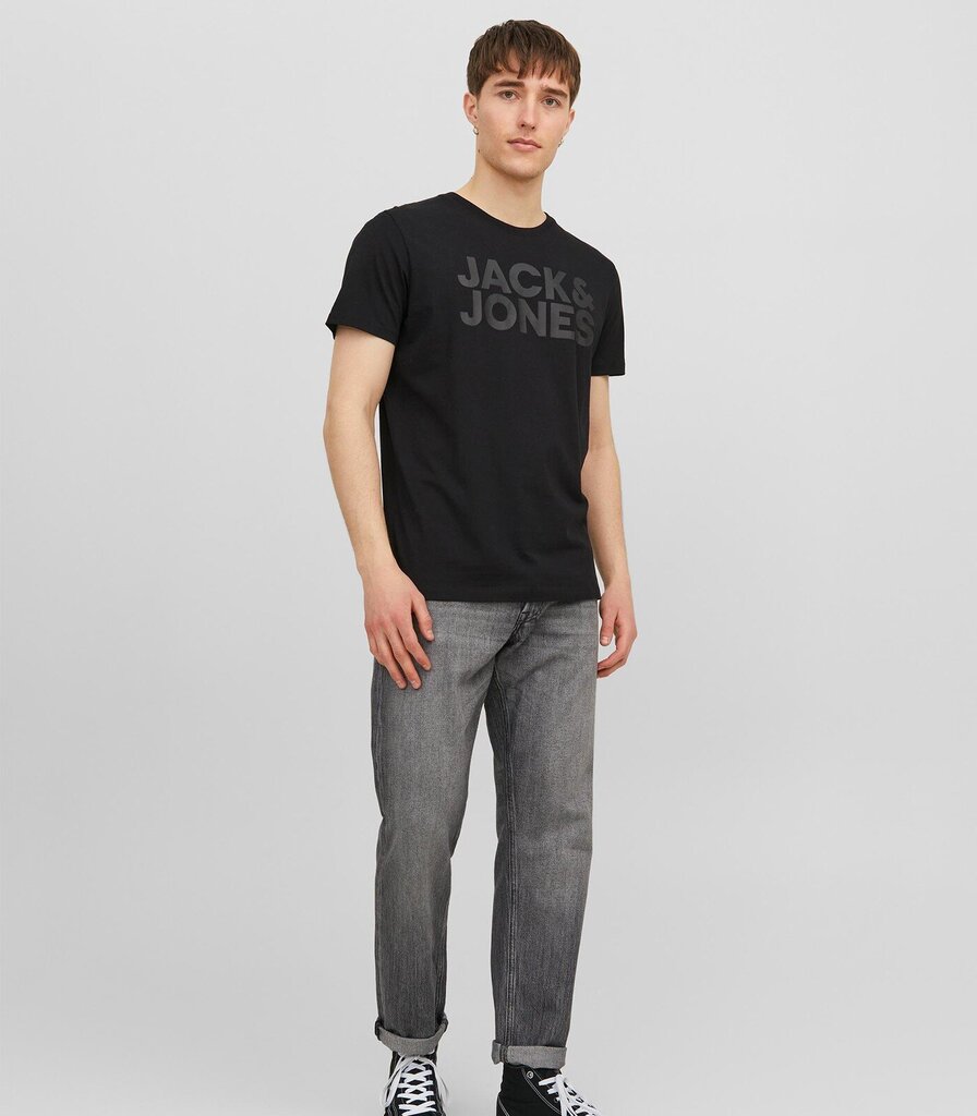 Marškinėliai vyrams Jack & Jones 12151955*01, 5715424111823, juodi kaina ir informacija | Vyriški marškinėliai | pigu.lt