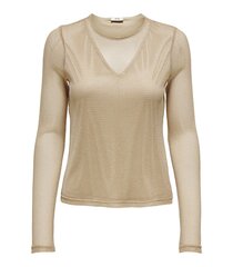 JDY женская кофта 15308300*02, натурально-белый 5715509363703 цена и информация | Женские блузки, рубашки | pigu.lt