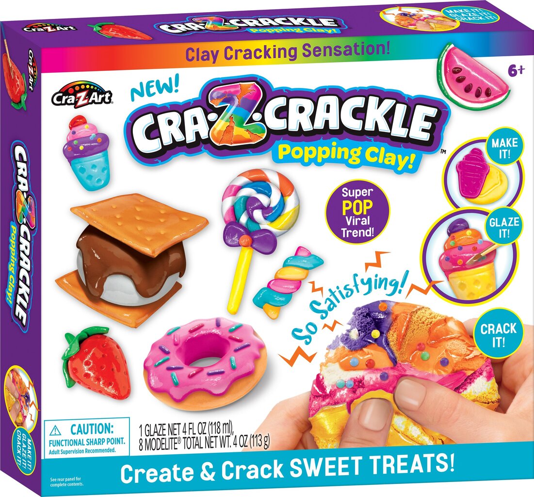 Lipdymo rinkinys Cra-Z-Art Cra-Z-Crackle Sweets kaina ir informacija | Lavinamieji žaislai | pigu.lt