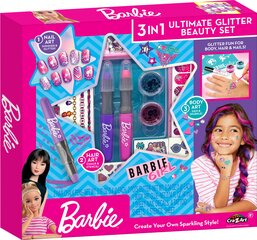 BARBIE Комплект для макияжа "3 in 1 Ultimate Glitter" цена и информация | Косметика для мам и детей | pigu.lt