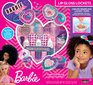 Makiažo rinkinys mergaitėms Barbie Sparkling Sweet Heart Lip Gloss Lockets, 1 vnt цена и информация | Kosmetika vaikams ir mamoms | pigu.lt