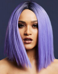 Fever Kylie светло-фиолетовый/черный омбре парик Фиолетовый/черный цена и информация | Карнавальные костюмы | pigu.lt