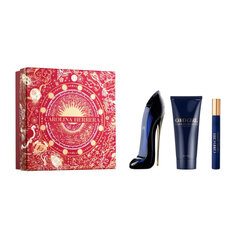 CAROLINA HERRERA GOOD GIRL EDP 80ML + BL 100 ML + MINI 10 ML SET цена и информация | Женские духи | pigu.lt