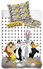 Детский комплект постельного белья Looney Tunes, 140x200, 2 шт цена и информация | Детское постельное бельё | pigu.lt