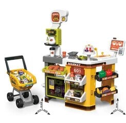 Žaislinė parduotuvė su vežimėliu ir priedais, 65 d. цена и информация | Игрушки для девочек | pigu.lt