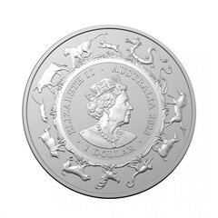Sidabrinė moneta Triušio Metai, Australija, 2023 цена и информация | Нумизматика | pigu.lt