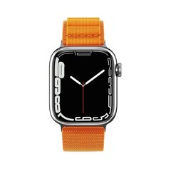 Strap with Alpine steel buckle for Apple Watch 38|40|41 mm - orange цена и информация | Аксессуары для смарт-часов и браслетов | pigu.lt