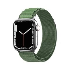 Strap with Alpine steel buckle for Apple Watch 42|44|45|49 mm - green цена и информация | Аксессуары для смарт-часов и браслетов | pigu.lt