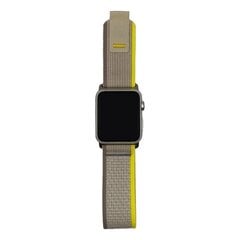 Trail Velcro strap for Apple Watch 38|40|41 mm - black цена и информация | Аксессуары для смарт-часов и браслетов | pigu.lt