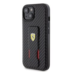 Ferrari Carbon Grip Stand kaina ir informacija | Telefono dėklai | pigu.lt