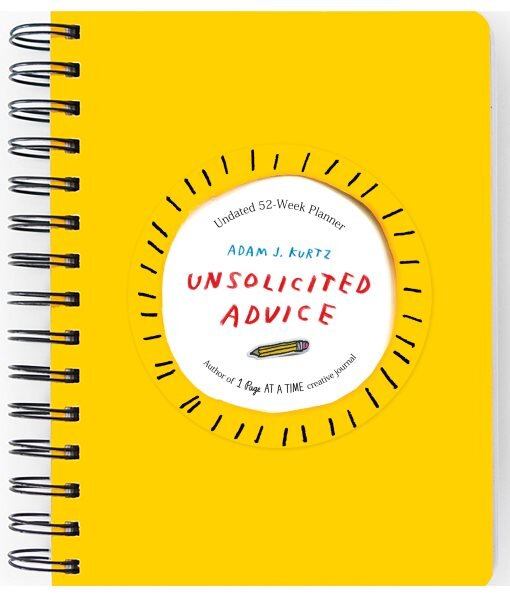 Unsolicited Advice Planner: Undated 52-Week Planner kaina ir informacija | Saviugdos knygos | pigu.lt