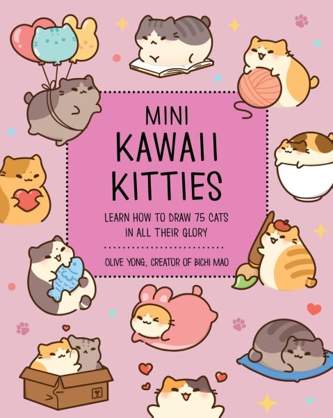 Mini Kawaii Kitties: Learn How to Draw 75 Cats in All Their Glory, Volume 9 kaina ir informacija | Knygos apie meną | pigu.lt