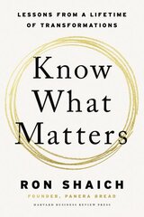 Know What Matters: Lessons in Building Transformative Companies and Creating a Life You Can Respect kaina ir informacija | Ekonomikos knygos | pigu.lt