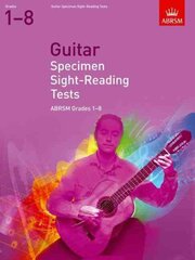 Guitar Specimen Sight-Reading Tests, Grades 1-8, Grades 1-8 цена и информация | Книги об искусстве | pigu.lt