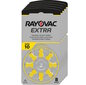 Rayovac A10 (PR70) klausos aparato baterijos 5x8 vnt. kaina ir informacija | Elementai | pigu.lt