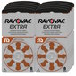 Rayovac A312 (PR41) klausos aparato baterijos 10x8 vnt. kaina ir informacija | Elementai | pigu.lt