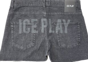 Džinsai vyrams Ice Play, juodi цена и информация | Мужские джинсы | pigu.lt
