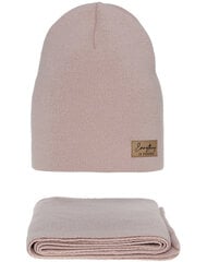 Комплект Need 4You шапка и шарф, розовый цена и информация | Женские шапки | pigu.lt