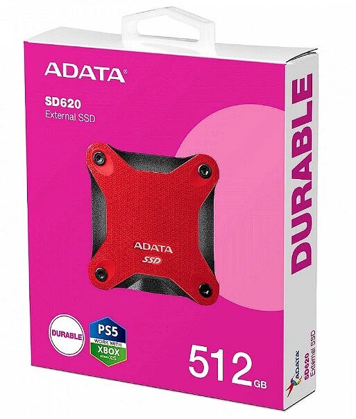 Adata SD620 SD620-512GCRD kaina ir informacija | Išoriniai kietieji diskai (SSD, HDD) | pigu.lt