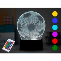 LED lemputė iTotal Football 3D Spalvotas kaina ir informacija | Staliniai šviestuvai | pigu.lt