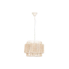 Потолочный светильник Home ESPRIT Белый Светло-коричневый Деревянный Металл 25 W 38 x 38 x 29 cm цена и информация | Люстры | pigu.lt