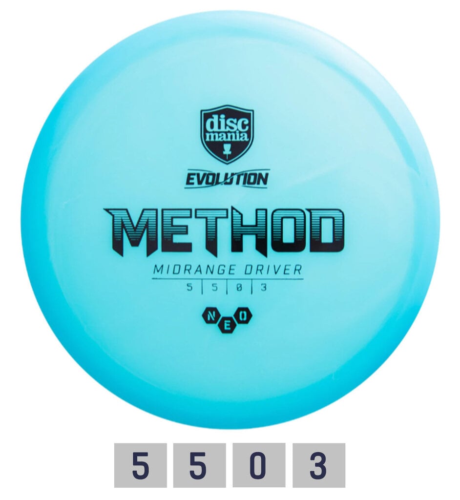 Diskgolfo diskas Discmania Neo Method Evolution, mėlynas цена и информация | Diskgolfas | pigu.lt