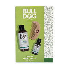 Barzdos priežiūros rinkinys Bulldog Beard Care Kit: barzdos aliejus, 40 ml + barzdos šampūnas ir kondicionierius, 200 ml + barzdos šukos цена и информация | Косметика и средства для бритья | pigu.lt