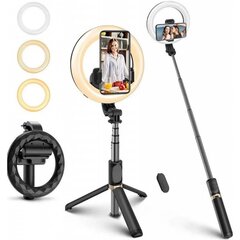 LED - 2 in 1 kaina ir informacija | Asmenukių lazdos (selfie sticks) | pigu.lt