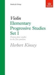 Elementary Progressive Studies, Set I for Violin, Set 1, Violin kaina ir informacija | Knygos apie meną | pigu.lt