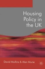 Housing Policy in the UK kaina ir informacija | Socialinių mokslų knygos | pigu.lt