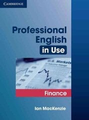 Professional English in Use Finance Finance with Answers цена и информация | Пособия по изучению иностранных языков | pigu.lt