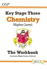 New KS3 Chemistry Workbook (includes online answers) School edition, Materials and Their Properties Workbook (Levels 3-7) цена и информация | Книги для подростков  | pigu.lt