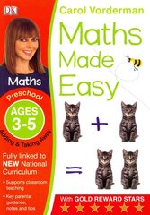 Maths Made Easy: Adding & Taking Away, Ages 3-5 (Preschool): Supports the National Curriculum, Preschool Exercise Book, Preschool ages 3-5 kaina ir informacija | Knygos paaugliams ir jaunimui | pigu.lt