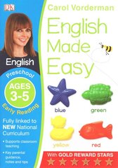 English Made Easy: Early Reading, Ages 3-5 (Preschool): Supports the National Curriculum, Reading Exercise Book, Ages 3-5 preschool цена и информация | Книги для подростков  | pigu.lt