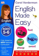 English Made Easy, Ages 5-6 (Key Stage 1): Supports the National Curriculum, English Exercise Book, Ages 5-6 Key stage 1 kaina ir informacija | Knygos paaugliams ir jaunimui | pigu.lt