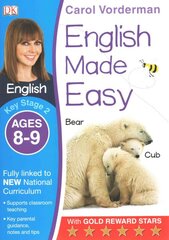 English Made Easy, Ages 8-9 (Key Stage 2): Supports the National Curriculum, English Exercise Book, Ages 8-9, Key stage 2 цена и информация | Книги для подростков и молодежи | pigu.lt